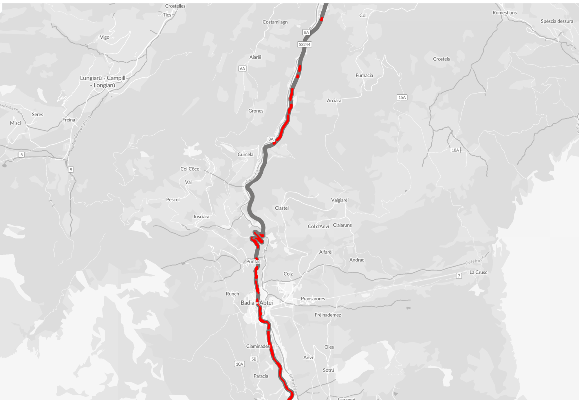 road level map image